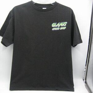 Glamis Speed Shop T-Shirt Adult Black Skull Jester Short Sleeve Off Road Cotton